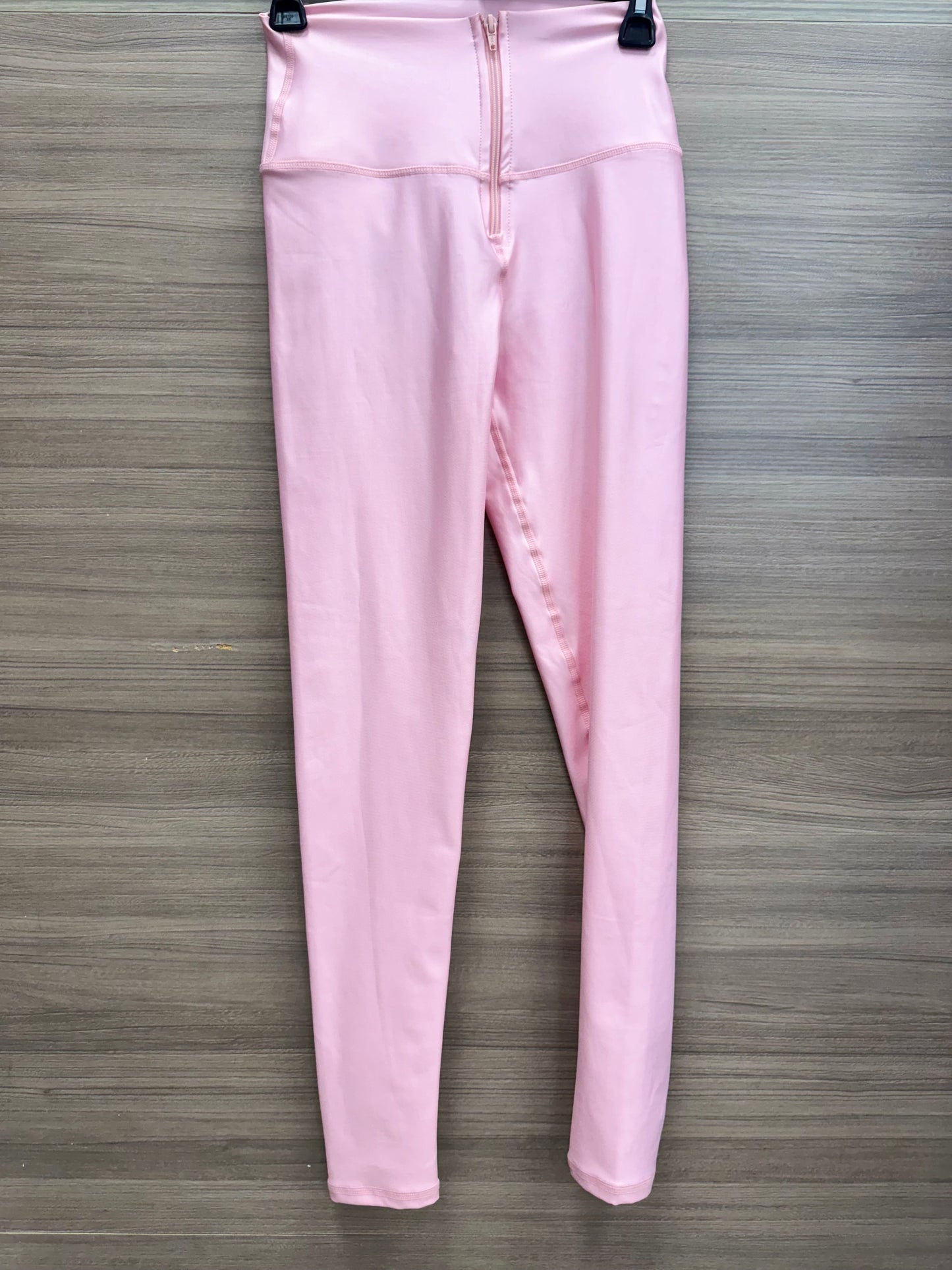 LEGGINGS EFECTO CUERO CON CIERRE