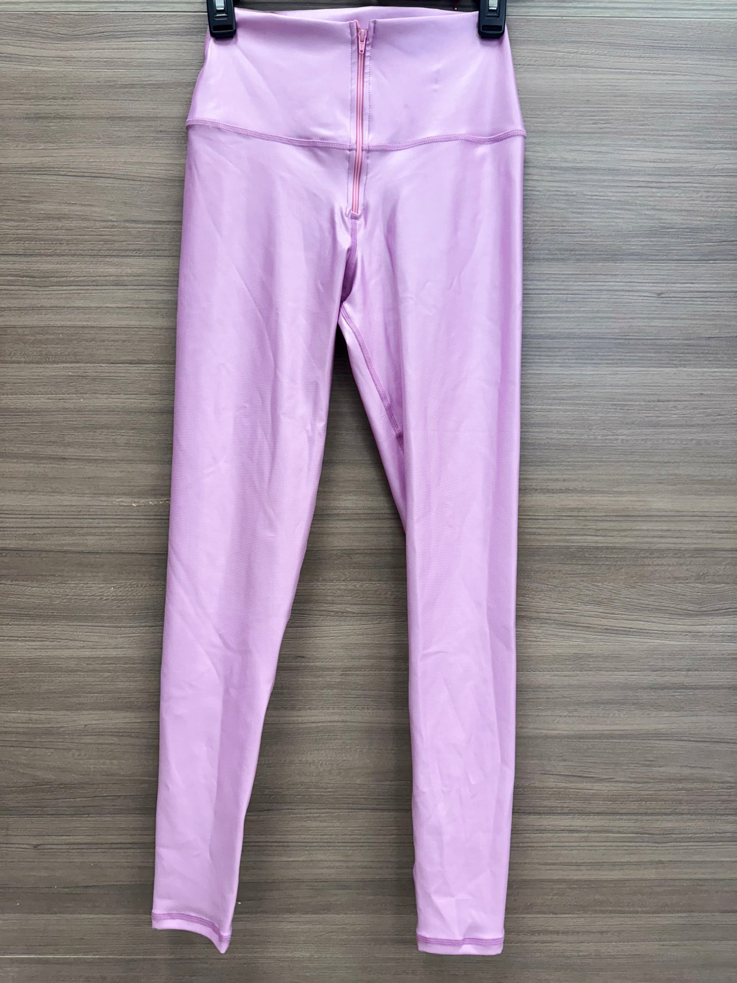 LEGGINGS EFECTO CUERO CON CIERRE