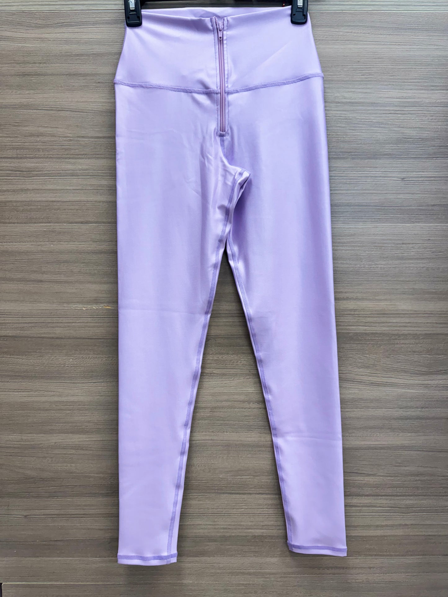 LEGGINGS EFECTO CUERO CON CIERRE