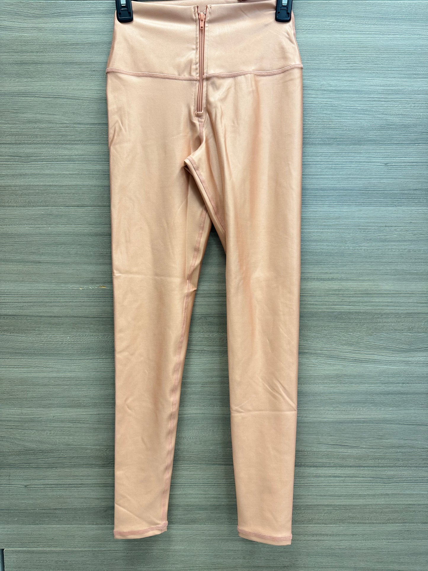 LEGGINGS EFECTO CUERO CON CIERRE