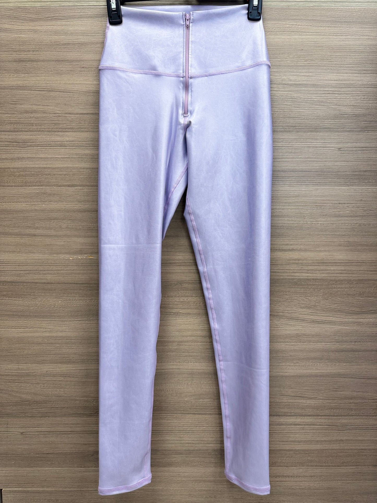 LEGGINGS EFECTO CUERO CON CIERRE