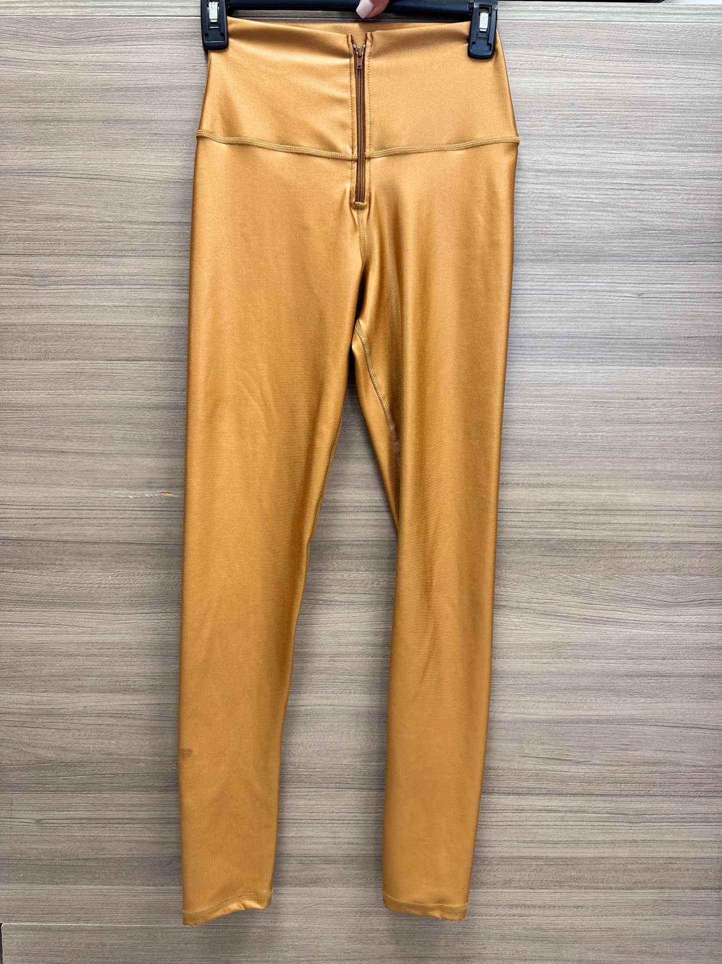 LEGGINGS EFECTO CUERO CON CIERRE