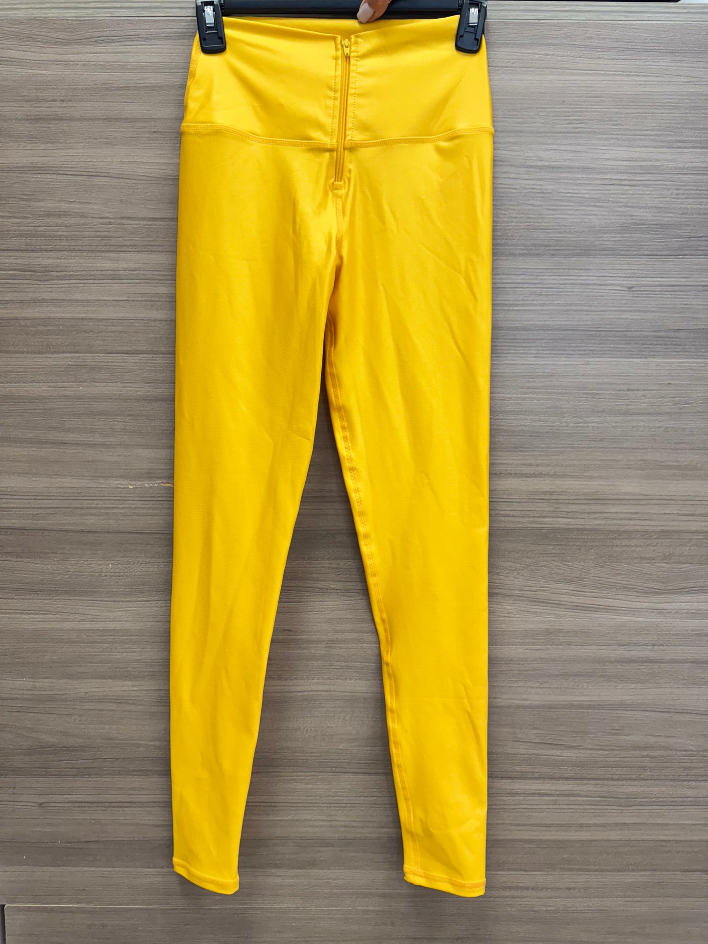 LEGGINGS EFECTO CUERO CON CIERRE